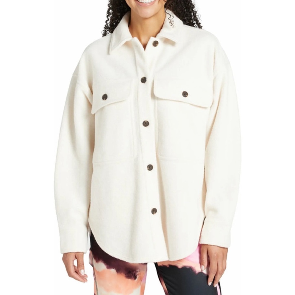 Alpine Design Cream Women's Wayfarer Fleece Shirt Jacket